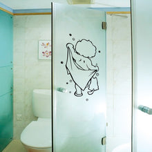 Load image into Gallery viewer, Water Proof Cutey Bathing Wall Sticker