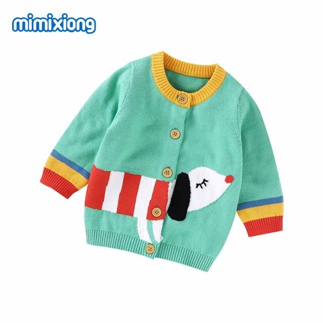 Baby Cute Doggy Cardigan