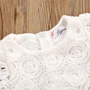 Baby White Lace Dress, 0-24M