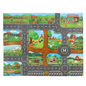 Traffic Map Rug