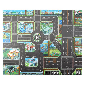 Traffic Map Rug