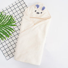 Load image into Gallery viewer, Baby Bath Towel With Head Cover