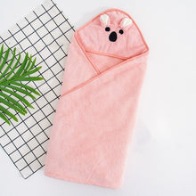 Load image into Gallery viewer, Baby Bath Towel With Head Cover