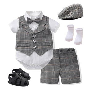 Baby Boy Suit  with Hat Set