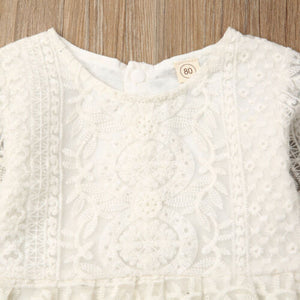 Baby Girl Princess Flower Lace Dress