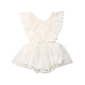 Baby Girl Princess Flower Lace Dress