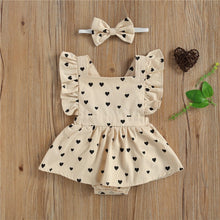 Load image into Gallery viewer, Baby Girls Summer Dress with Hair Bow