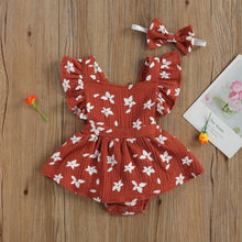 Load image into Gallery viewer, Baby Girls Summer Dress with Hair Bow