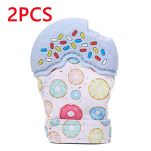 Load image into Gallery viewer, Baby Teether Mittens, 1 Pair, 0-12 months