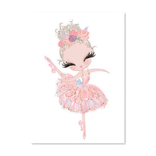 Load image into Gallery viewer, Little Princess Unicorn Ballerina Wall Art