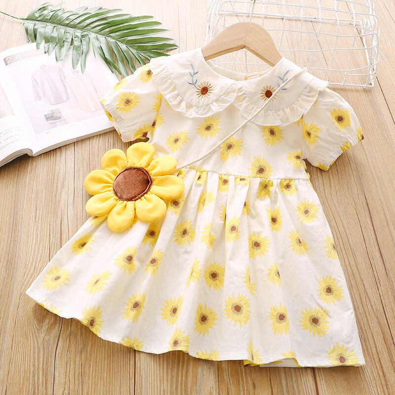 Girls Floral Dress, 1-6Y