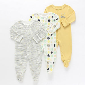 Baby 3pcs  Long Sleeve Sleepsuits