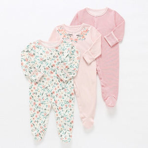 Baby 3pcs  Long Sleeve Sleepsuits