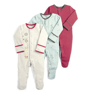 Baby 3pcs  Long Sleeve Sleepsuits