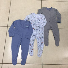 Load image into Gallery viewer, Baby 3pcs  Long Sleeve Sleepsuits