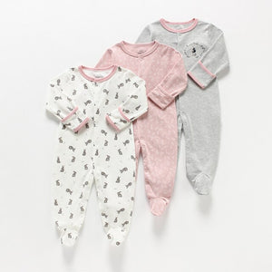 Baby 3pcs  Long Sleeve Sleepsuits