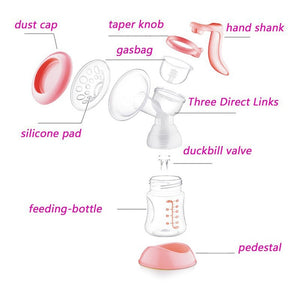 Manual Breast Feeding Silicon Pump BPA Free