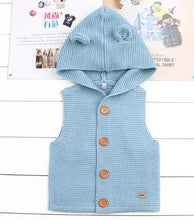 Load image into Gallery viewer, Baby Knitted Jacket with Ears