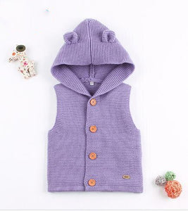 Baby Knitted Jacket with Ears