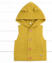 Load image into Gallery viewer, Baby Knitted Jacket with Ears